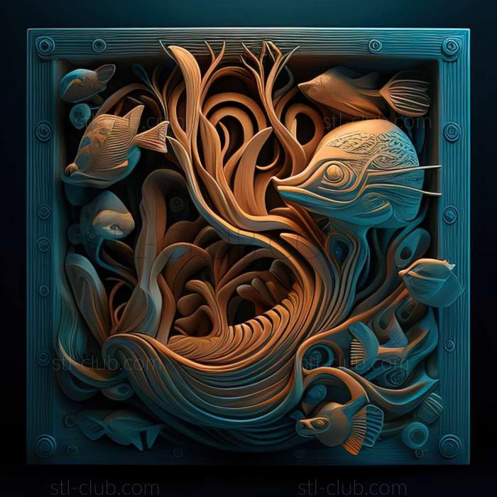 3D model deep sea (STL)